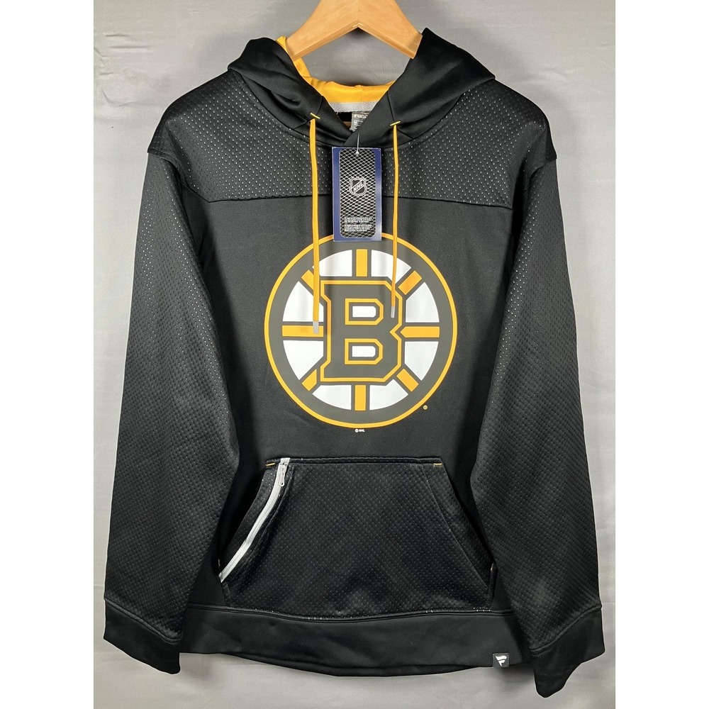 Boston Bruins Hoodie Mens Medium NHL Hockey Pullover Sweatshirt Fanatics